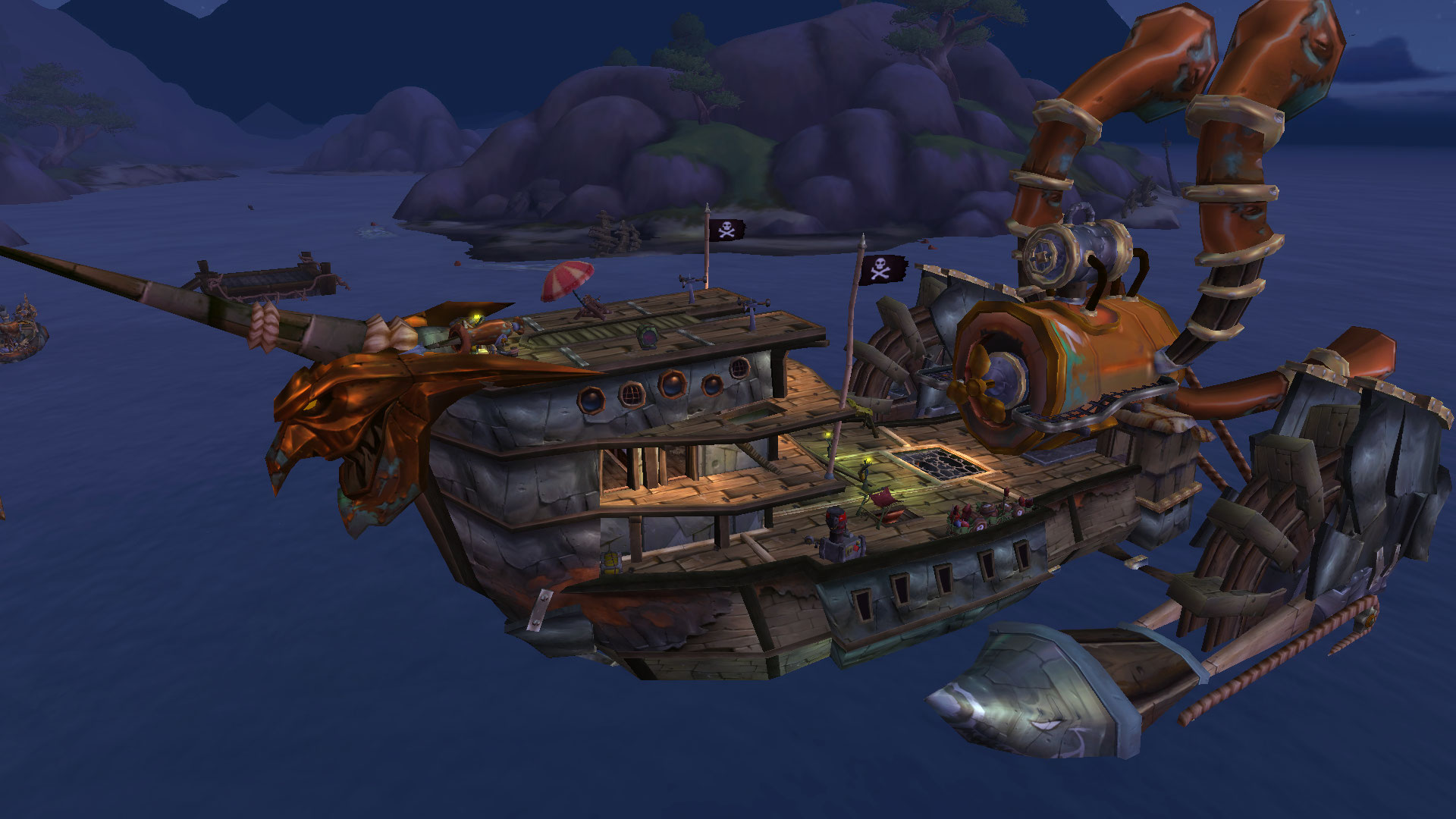 WoW goblin pirate ship